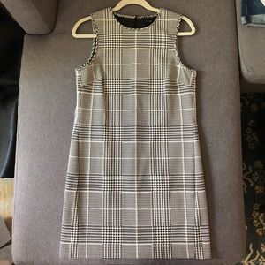 Theory Houndstooth Shift Dress